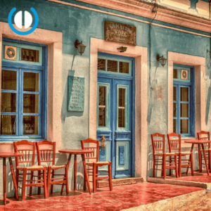 Cafeteria na Grécia
