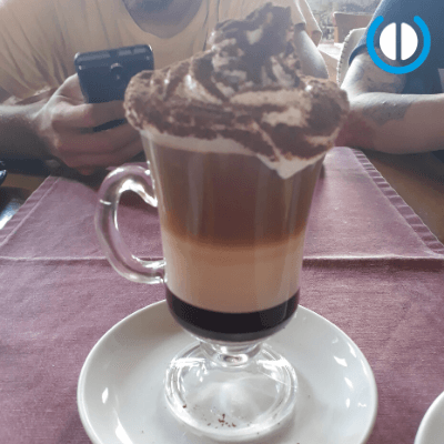 Café mocha, uma mistura de expresso e chocolate