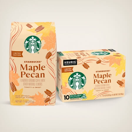 Maple Pecan Flavored Coffee® by Starbucks