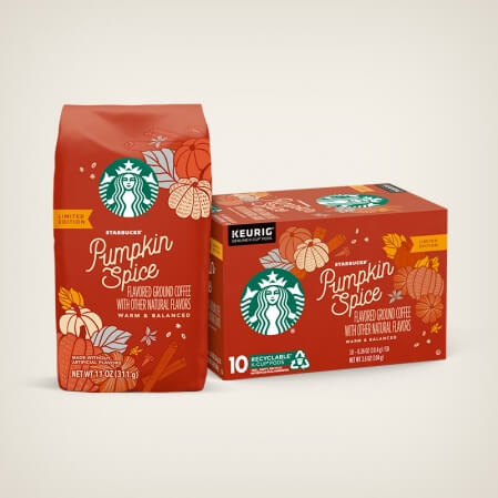 Pumpkin Spice Flavored Coffee® by Starbucks