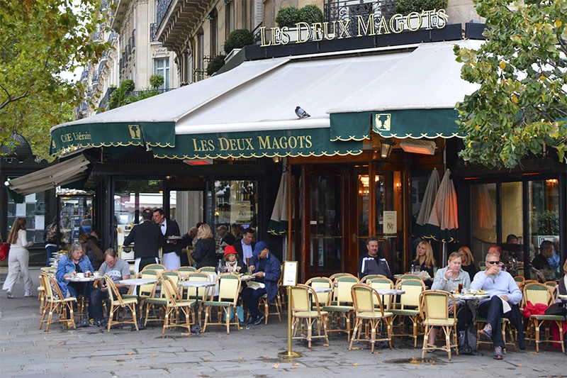 Foto do Café Les Deux Magots - Paris, França